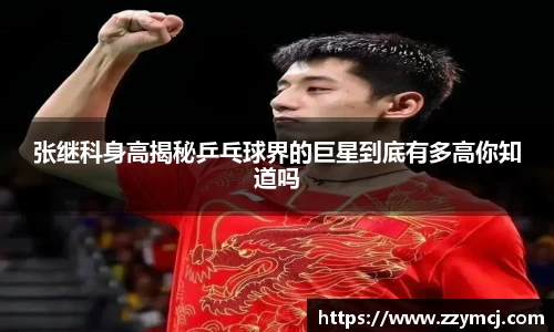 张继科身高揭秘乒乓球界的巨星到底有多高你知道吗